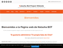 Tablet Screenshot of natasha-bot.com